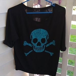 Eye Candy SKULL sweater Medium